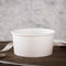 white paper bowl for food to take away