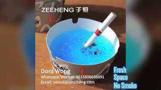 Jednorazowa popielniczka papierowa z żelem