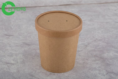 Kubek papierowy spożywczy 16 Oz Podwójna powłoka PE Gruba wierzchnia krawędź na sałatkę