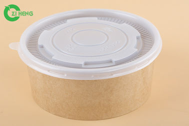 Nieksorbujące papierowe miski na żywność Kraft 50 Oz na wynos
