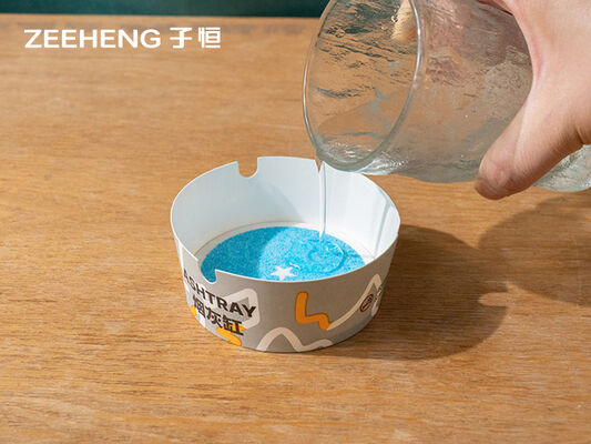 6 oz pojemność prostokąt papierowy miska z materiałem SAP i wodą piankowania samogaśnięcia dla hoteli Restauracje i domy