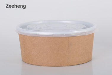 Różne Rozmiar Żywności Brązowy Papier Kraft Miska Odporność Na Smar Micalevable Salad Bowl